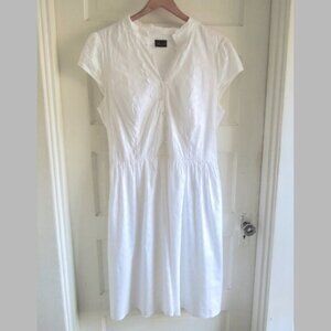 Vintage Torrid White Eyelet Cottagecore Lined Dress 14